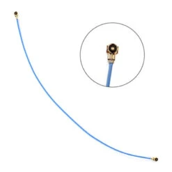 Galaxy A7 2018 (SM-A750F) : Câble Coaxial Antenne Bleu (122 Mm)