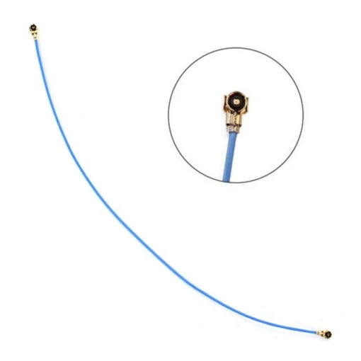 Galaxy A7 2018 (SM-A750F) : Câble Coaxial Antenne Bleu (122 Mm)