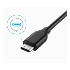 Câble USB-C De 3 Mètres, Noir -TechNest Store cable usb c 3 metres 2