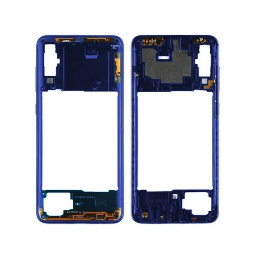 Galaxy A70 : Châssis Intermédiaire Contour Bleu