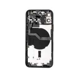 IPhone 12 : Châssis Complet Noir + Vitre Arrière