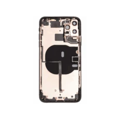 IPhone 11 Pro Max : Châssis Complet Noir + Vitre Arrière Original Apple, (2èmeVie)