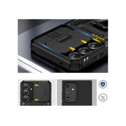 Galaxy A55 5G (A556) : Coque Antichoc + Support Intégré -TechNest Store coque antichoc support integre galaxy a55 5g 3