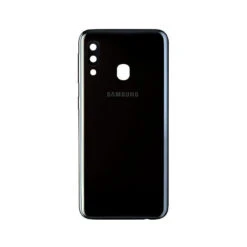 Galaxy A20e (A202) : Coque Arrière Noire. Officiel Samsung