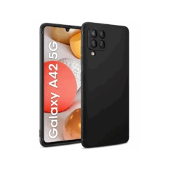 Galaxy A42 5G (A426) : Coque Noire Souple Silicone