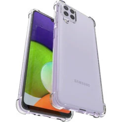 Galaxy A22 4G (A225) : Coque Silicone TPU Transparente Renforcée -TechNest Store coque silicone galaxy a22 4g 2
