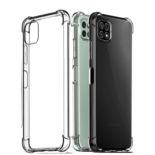 Galaxy A22 5G (A226) : Coque Silicone TPU Transparente Renforcée - Image 3