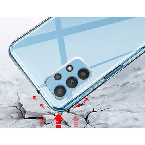 Galaxy A32 4G (A325) : Coque Transparente Souple Silicone - Image 2