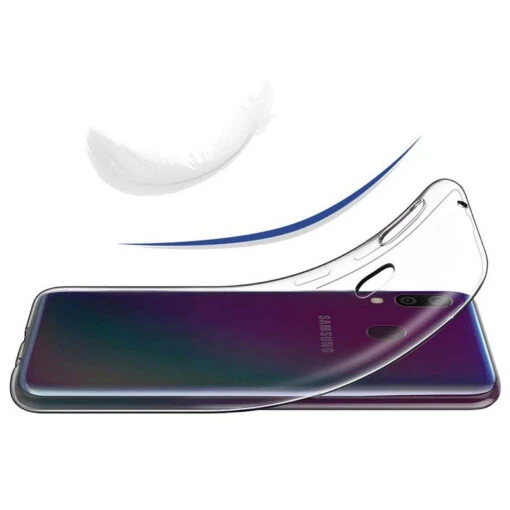 Galaxy A40 (SM-A405F) : Coque Silicone TPU Transparente - Image 3
