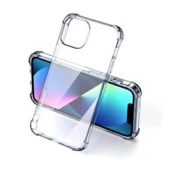 IPhone 13 Mini : Coque Silicone TPU Transparente, Angles Renforcés -TechNest Store coque silicone renforcee iphone 13 mini 1