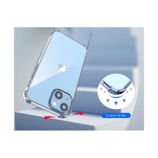IPhone 14 Plus : Coque Silicone TPU Transparente, Angles Renforcés
