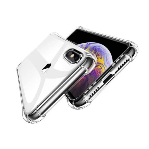 IPhone X, XS : Coque Platinium, Silicone TPU Transparente, Angles Renforcés - Image 5