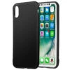 IPhone X, XS : Coque Silicone Gel Noire Souple -TechNest Store coque silicone tpu fine gel noire souple protection iphone x