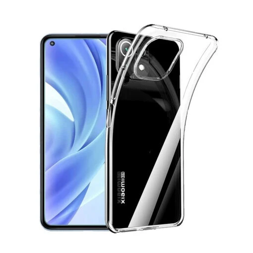 Xiaomi 11 Lite 5G NE / Mi 11 Lite 4G / 5G : Coque Silicone TPU Transparente