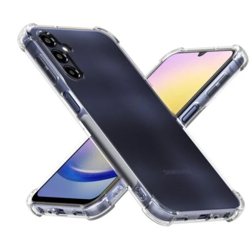 Galaxy A25 5G (A256) : Coque Silicone TPU Transparente Renforcée
