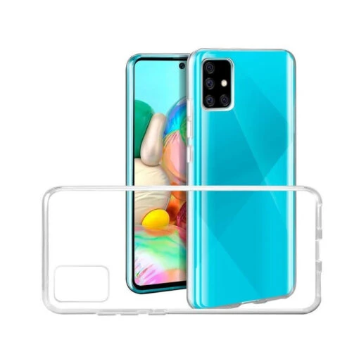 Galaxy A71 (A715) : Coque Transparente Souple TPU Silicone - Image 2
