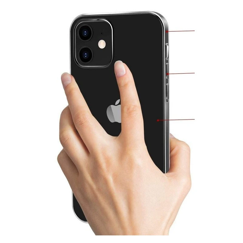 IPhone 12 Mini : Coque Transparente Souple TPU Silicone 5 IPhone 12 Mini : Coque Transparente Souple TPU Silicone - Image 3