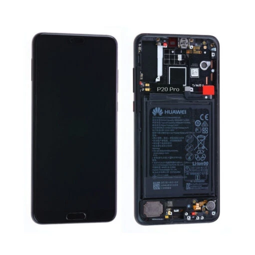 Huawei P20 Pro : Vitre écran Complet Noir Avec Batterie. Officiel Huawei - Image 2