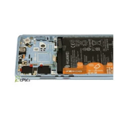 Huawei P30 Bleu Nacré : Vitre Tactile écran Oled + Batterie & Châssis D'Origine -TechNest Store ecran p30 bleu nacre origine huawei 4