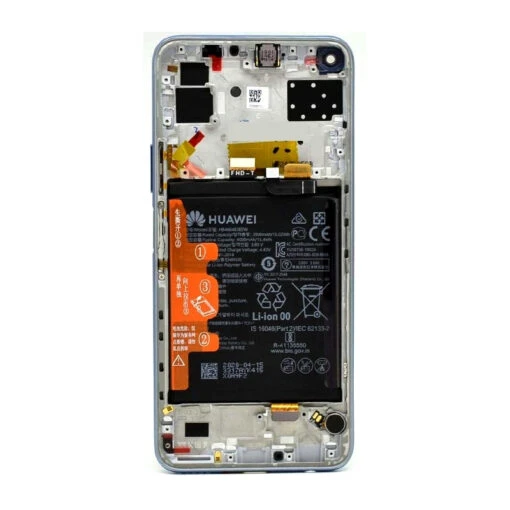 P40 Lite 5G Argent : Vitre Tactile écran LCD Avec Châssis. Officiel Huawei - Image 3