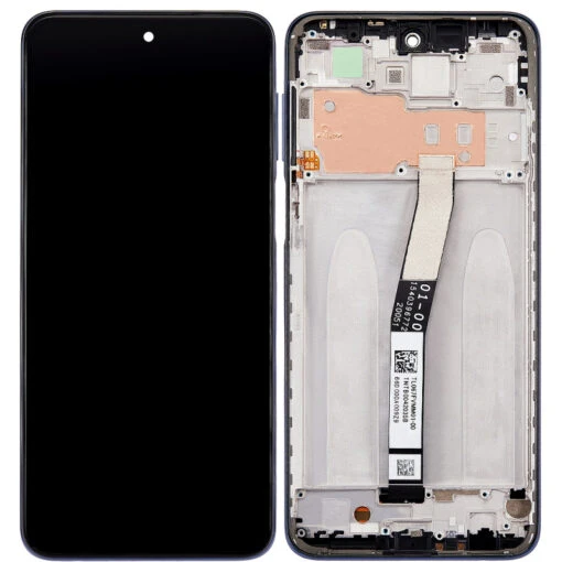 Redmi Note 9 Pro : Vitre Tactile écran LCD + Châssis Gris - Image 2