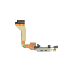 IPhone 4 : Connecteur De Charge Noir + Micro - Pièce Détachée -TechNest Store fournisseur pieces detachees connecteur de charge et micro iphone 4 reparation iphone apple 1