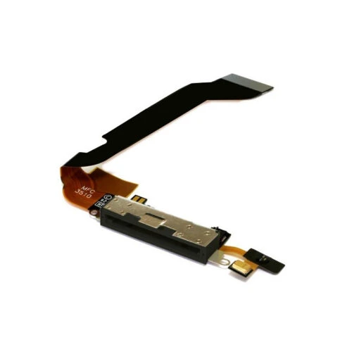 IPhone 4S : Connecteur De Charge Noir + Micro - Pièce Détachée