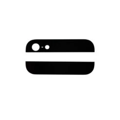 IPhone 5 : Vitres Arrières Haut Bas Noires - Pièce Détachée