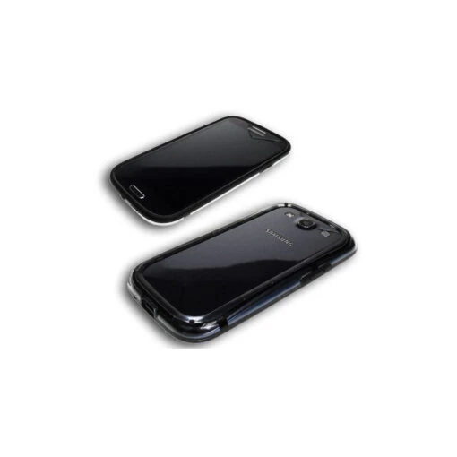 Samsung Galaxy S3 Et S3 4G : Housse Bumper Noir Transparent - Accessoire - Image 2
