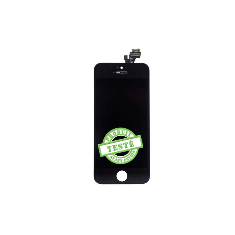 IPhone 5 : Vitre Ecran Premium Noir 4 IPhone 5 : Vitre Ecran Premium Noir - Image 2