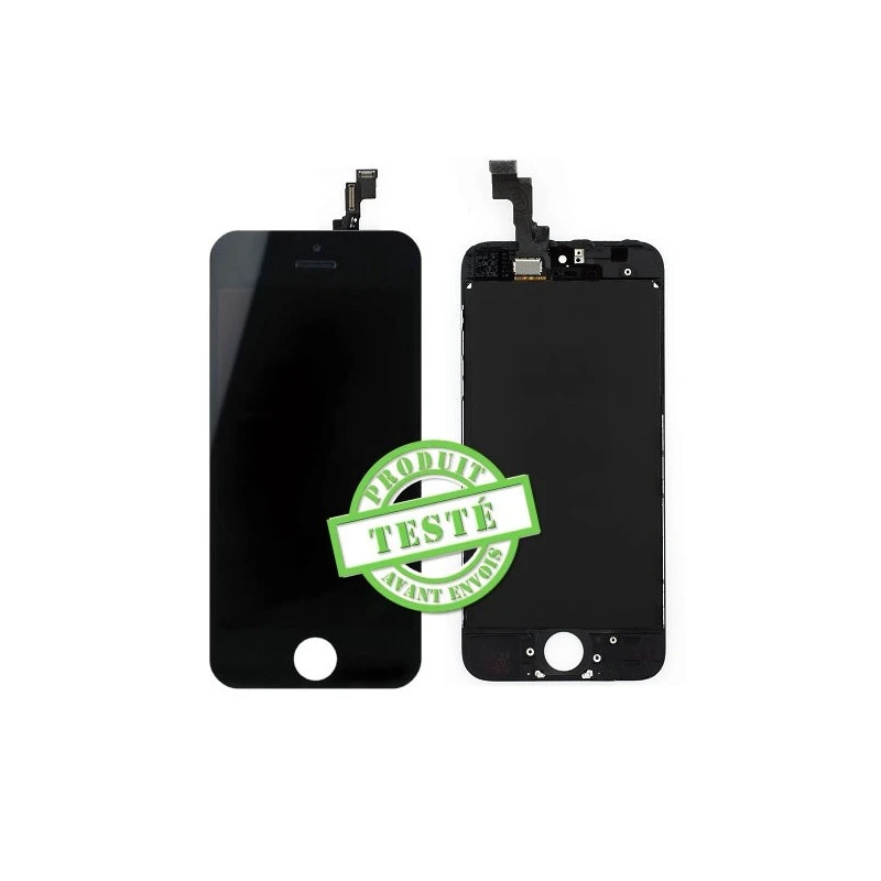 IPhone 5C : Vitre Ecran Premium Noir 3 IPhone 5C : Vitre Ecran Premium Noir