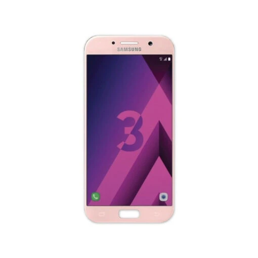 Galaxy A3 (2017) SM-A320F : Vitre Ecran Complet Rose - Officiel Samsung