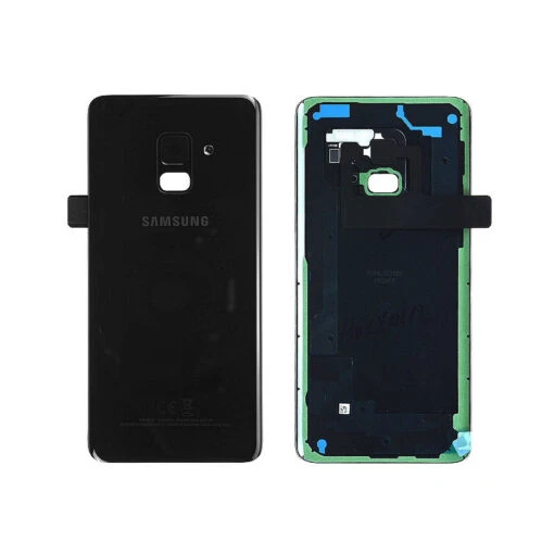 Galaxy A8 2018 (A530) : Vitre Arrière Noire D'origine Samsung - Image 3