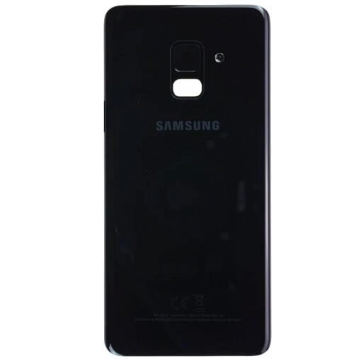 Galaxy A8 2018 (A530) : Vitre Arrière Noire D'origine Samsung