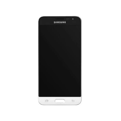Galaxy J3 2016 (J320) : Ecran Blanc + Vitre Tactile Officiel Samsung