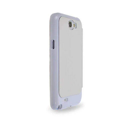 Galaxy Note 2 : Etui Cover Intégral Blanc - Accessoire - Image 3