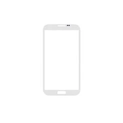 Galaxy Note 2 : Vitre Blanche Pour N7100 Ou 4G N7105 Sans Logo - Pièce Détachée
