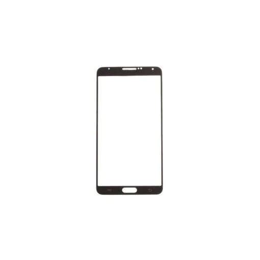 Galaxy Note 3 SM-N9005 : Vitre Seule Noire Sans Logo Pour NOTE 3 - Pièce Détachée