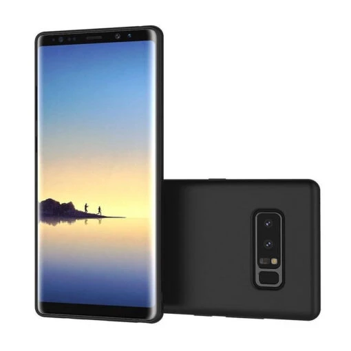 Galaxy Note 8 SM-N950F : Coque Noire Souple TPU Silicone - Image 2