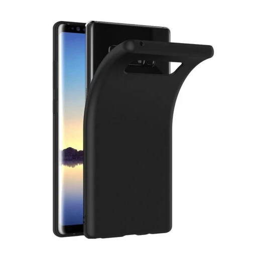 Galaxy Note 8 SM-N950F : Coque Noire Souple TPU Silicone