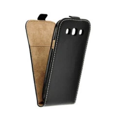 Galaxy S3 Et S3 4G : Housse De Protection Simili Cuir Noir à Clapet -TechNest Store galaxy s3 et s3 4g housse de protection simili cuir noir a clapet 1