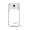 Galaxy S4 Mini GT-i9195 : Chassis Contour Argent Arrière -TechNest Store galaxy s4 mini gt i9195 chassis contour argent arriere haut parleur