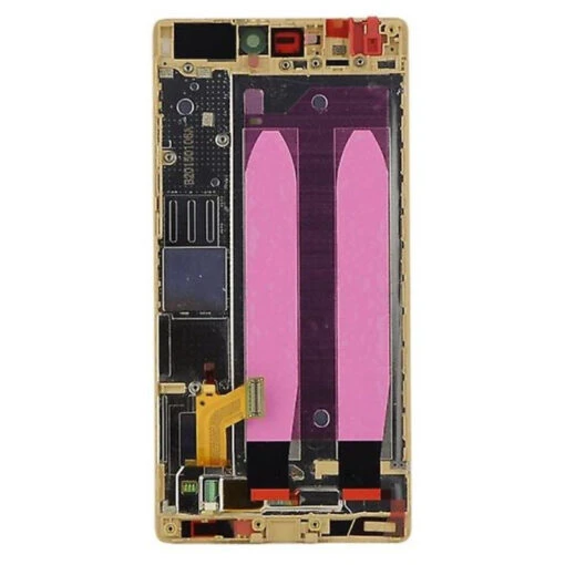 Huawei Ascend P8 (GRA - L09) : Complet écran Or LCD + Vitre Tactile + Châssis Assemblés - Image 2
