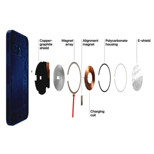 IPhone 12 / 12 Pro / 12 Pro Max : Couronne D'aimants Magsafe - Image 3