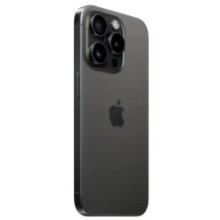 IPhone 15 Pro : Châssis Complet Titane Noir + Vitre Arrière Original Apple, (2èmeVie)