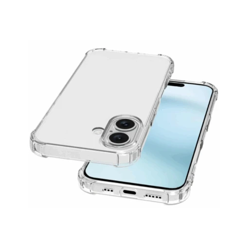 IPhone 16 : Coque Silicone TPU Transparente Renforcée