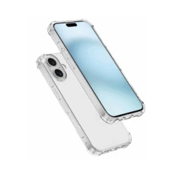 IPhone 16 Plus : Coque Silicone TPU Transparente Renforcée