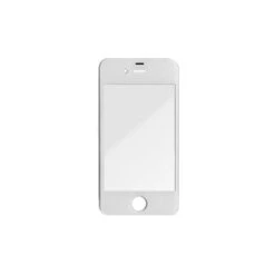 IPhone 4 / 4S : Vitre Blanche Seule De Remplacement