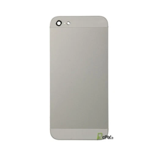 IPhone 5 : Châssis Coque Arrière Argent (gris Et Blanc)