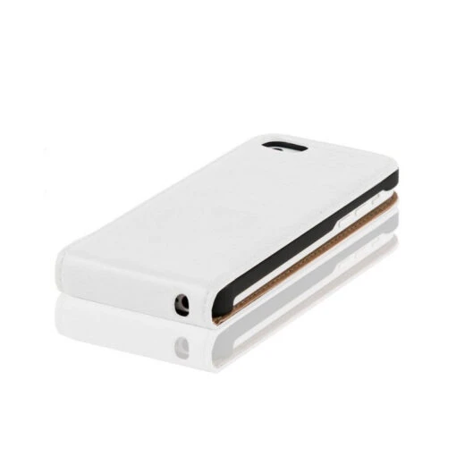 IPhone 5C : Etui Rabat Blanc - Accessoire - Image 3